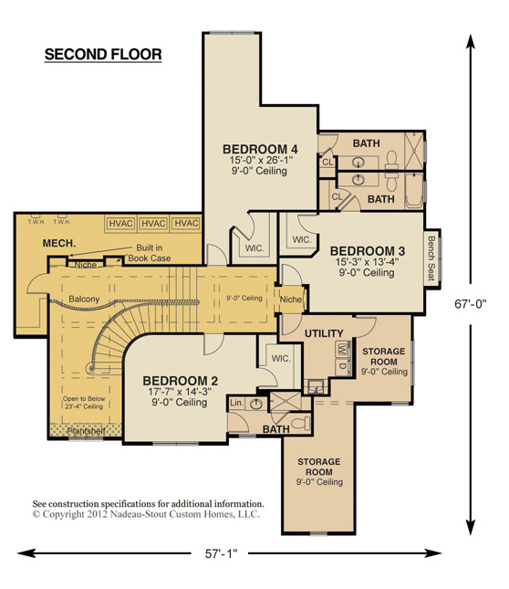Savannah Floor Plan Custom Home Design