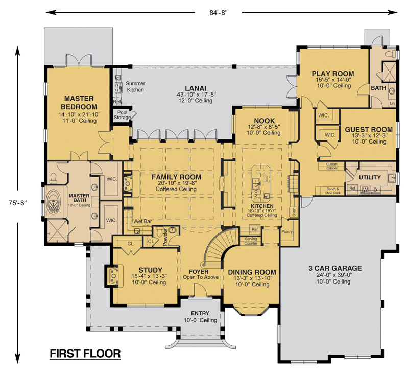 Savannah Floor Plan Custom Home Design Savannah Floor Plan Custom Home Design
